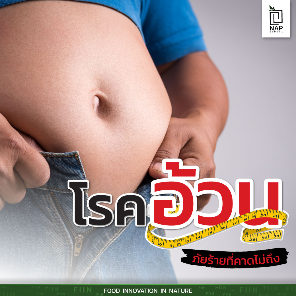 โรคอ้วน เกิดขึ้นเมื่อมีปริมาณไขมันในร่างกายที่มากเกินไป